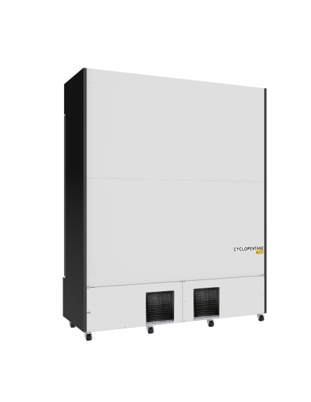 RÉFRIGÉRATEUR 3 PORTES EN VERRE NOIR FCU-1200 BL
