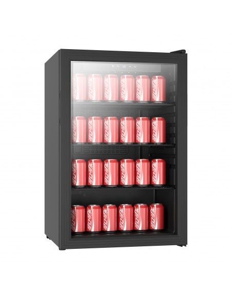 Réfrigérateur 115 litres noir, +3 / +10ºC