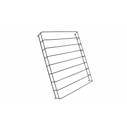 SEPARATEUR DE BOUTEILLES NOIR GAUCHE/DROIT POUR 7526.0105-0110-0115