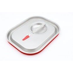 Couvercle GN en inox, 1/2 GN  joint étanche à l'air