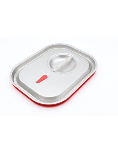 Couvercle GN en inox, 1/2 GN  joint étanche à l'air