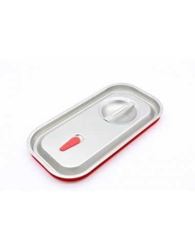 Couvercle GN en inox, 1/3 GN  joint étanche à l'air