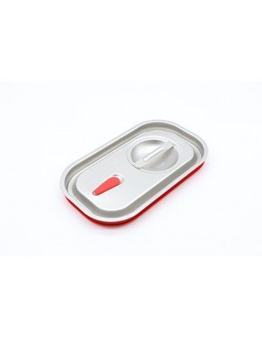 Couvercle GN en inox, 1/4 GN  joint étanche à l'air