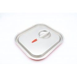 Couvercle GN en inox, 2/3 GN  joint étanche à l'air