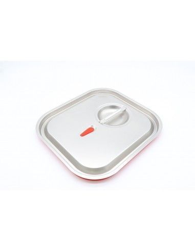 Couvercle GN en inox, 2/3 GN  joint étanche à l'air