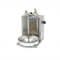 Gril à kebab à gaz avec 1 zone de chauffage, moteur inférieur, 10 kg