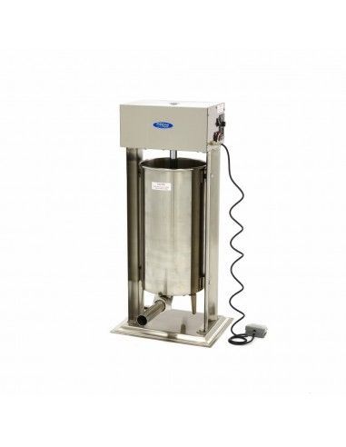 Poussoir à saucisses - 25 Litres - automatique - verticale - inclus 4 tubes de remplissage