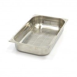 Bac GN perforé en inox , GN  1/1 h  100 mm