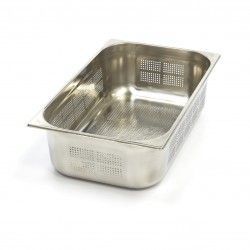 Bac GN perforé en inox, GN  1/1 h  150 mm