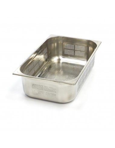 Bac GN perforé en inox, GN  1/1 h  150 mm