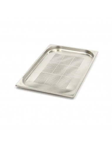 Bac GN perforé en inox, GN  1/1 h  20 mm