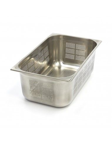 Bac GN perforé en inox, GN  1/1 h  200 mm