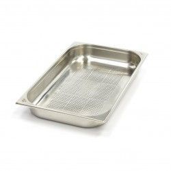 Bac GN perforé en inox, GN  1/1 h  65 mm