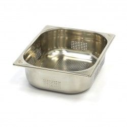 Bac GN perforé en inox, GN  1/2 h  100 mm