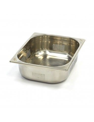 Bac GN perforé en inox, GN  1/2 h  100 mm