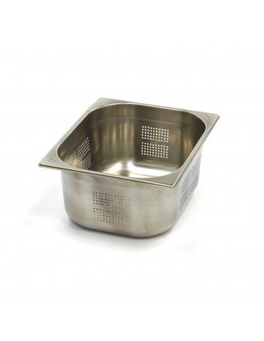 Bac GN perforé en inox, GN  1/2 h  150 mm