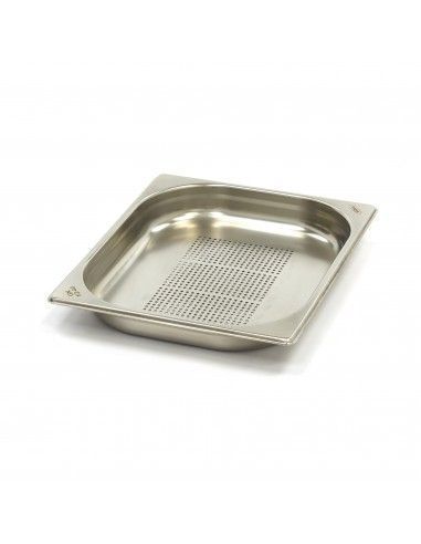 Bac GN en inox perforé, GN  1/2 h  40 mm