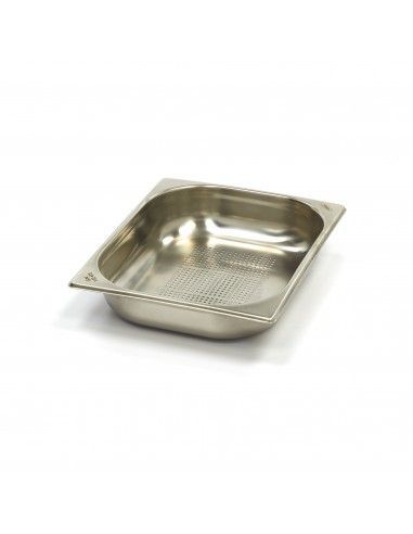 Bac GN en inox perforé, GN  1/2 h  65 mm