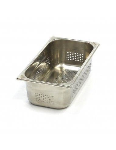 Bac GN en inox perforé, GN  1/3 h  100 mm