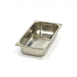 Bac GN en inox perforé, GN  1/3 h  65 mm
