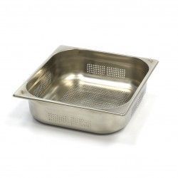 Bac GN en inox perforé, GN  2/3 h  100 mm