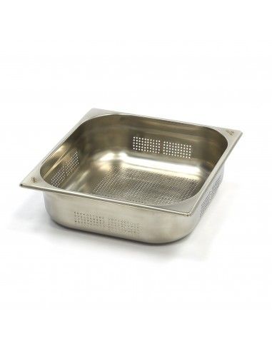Bac GN en inox perforé, GN  2/3 h  100 mm