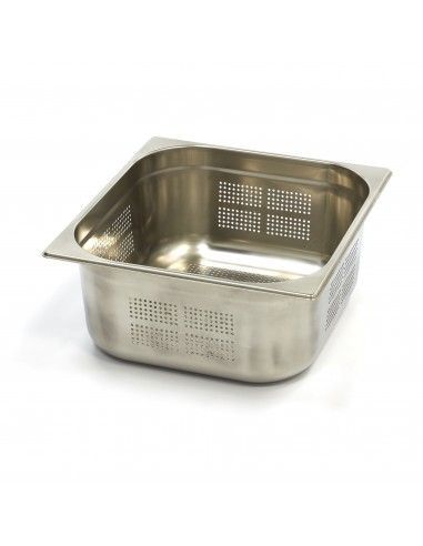 Bac GN en inox perforé, GN  2/3 h  150 mm