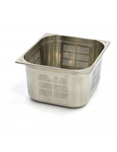 Bac GN en inox perforé, GN  2/3 h  200 mm