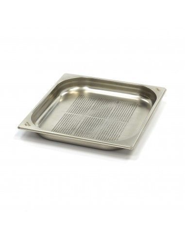 Bac GN en inox perforé, GN  2/3 h  40 mm