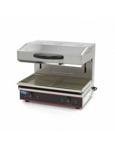 Salamandre électrique avec plafond mobile, 590x320 mm 230V