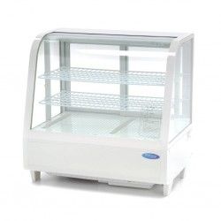 Vitrine réfrigérée à poser avec 3 étages, +0°/+12°C, L 680 mm blanche