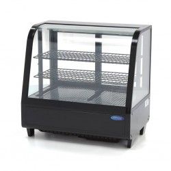 Vitrine réfrigérée à poser avec 3 étages, +0°/+12°C, L 680 mm noire