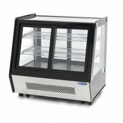 Vitrine réfrigérée à poser avec 3 étages, +0°/+12°C, L 710 mm service avant+arrière