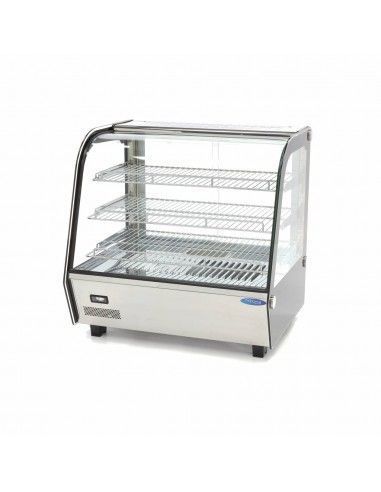 Vitrine chaude à poser avec 3 étages, +30°/+90°C, L 678 mm