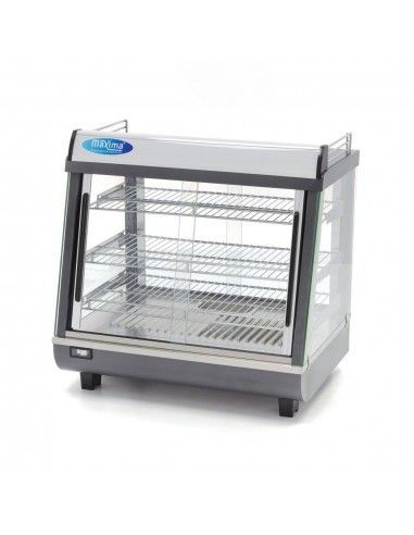 Vitrine chaude à poser avec 3 étages, +30°/+90°C, L 675 mm