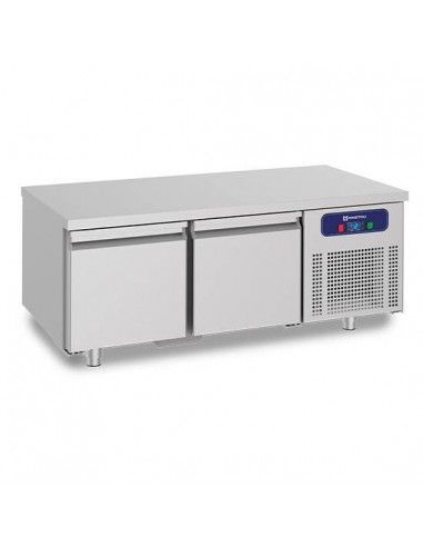 Soubassement réfrigéré 700 mm avec 2 tiroirs GN 1/1 pour appareils de cuisson, 1200 mm