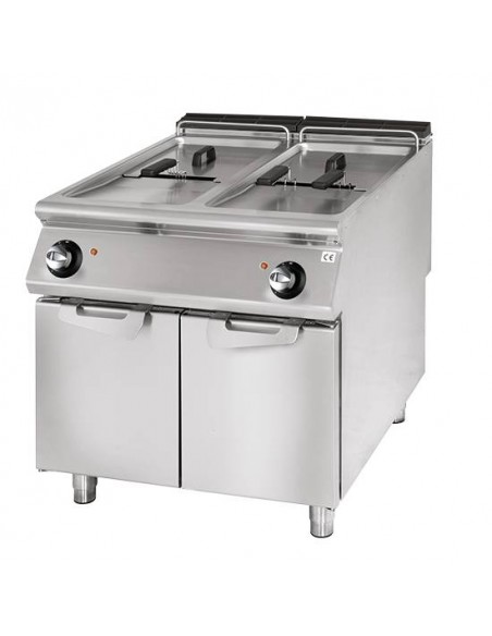 Friteuse gaz, capacité 2x 21 litres