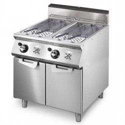 Cuiseur à pâtes gaz, 2 bacs GN 2/3, capacité 2x 26 litres