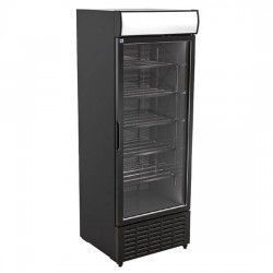 Vitrine réfrigéré verticale 707 litres avec porte en verre, +1°/+10°C - Couleur noire