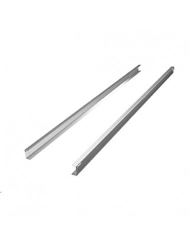 Paire de glissières en inox pour tables à pizza et tables réfrigérées pour pâtisserie