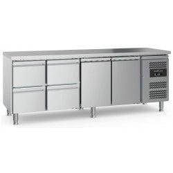 700 TABLE RÉFRIGÉRÉE 2 PORTES ET 4 TIROIRS