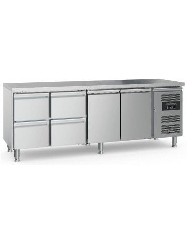 700 TABLE RÉFRIGÉRÉE 2 PORTES ET 4 TIROIRS