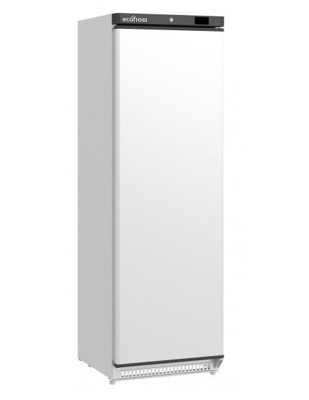 Réfrigérateur 400 litres brut acier laqué blanc, +0°/+8°C
