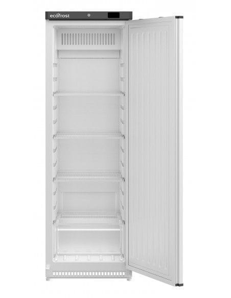 Réfrigérateur 400 litres brut acier laqué blanc, +0°/+8°C