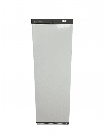 Réfrigérateur 400 litres brut acier laqué blanc, +0°/+8°C