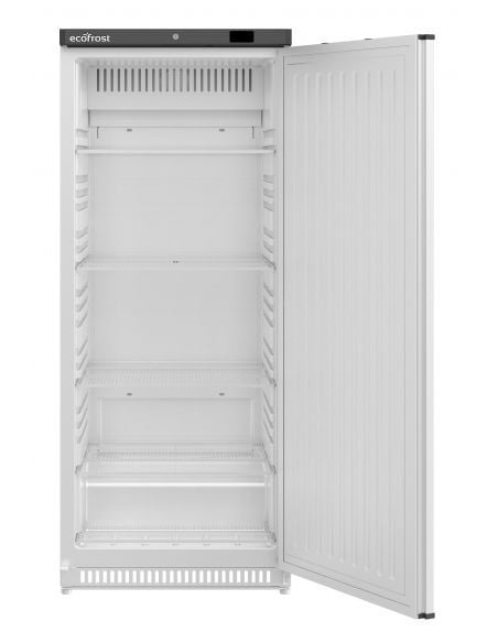 Réfrigérateur 600 litres acier laqué blanc, +0°/+8°C