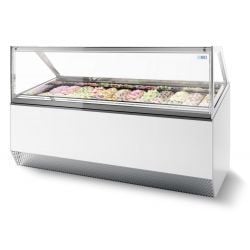 Vitrine à glace avec refrigeration ventilée,-14 / -16ºC, capacité 16x 5 litres,ISA MILLENIUM 16
