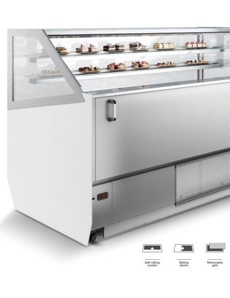 Vitrine à glace avec refrigeration ventilée,-14 / -16ºC, capacité 16x 5 litres,ISA MILLENIUM 16