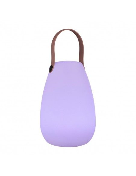 Lampe de table LED rechargeable Tristar coloris blanc chaud