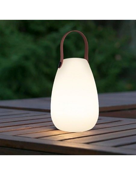 Lampe de table LED rechargeable Tristar coloris blanc chaud